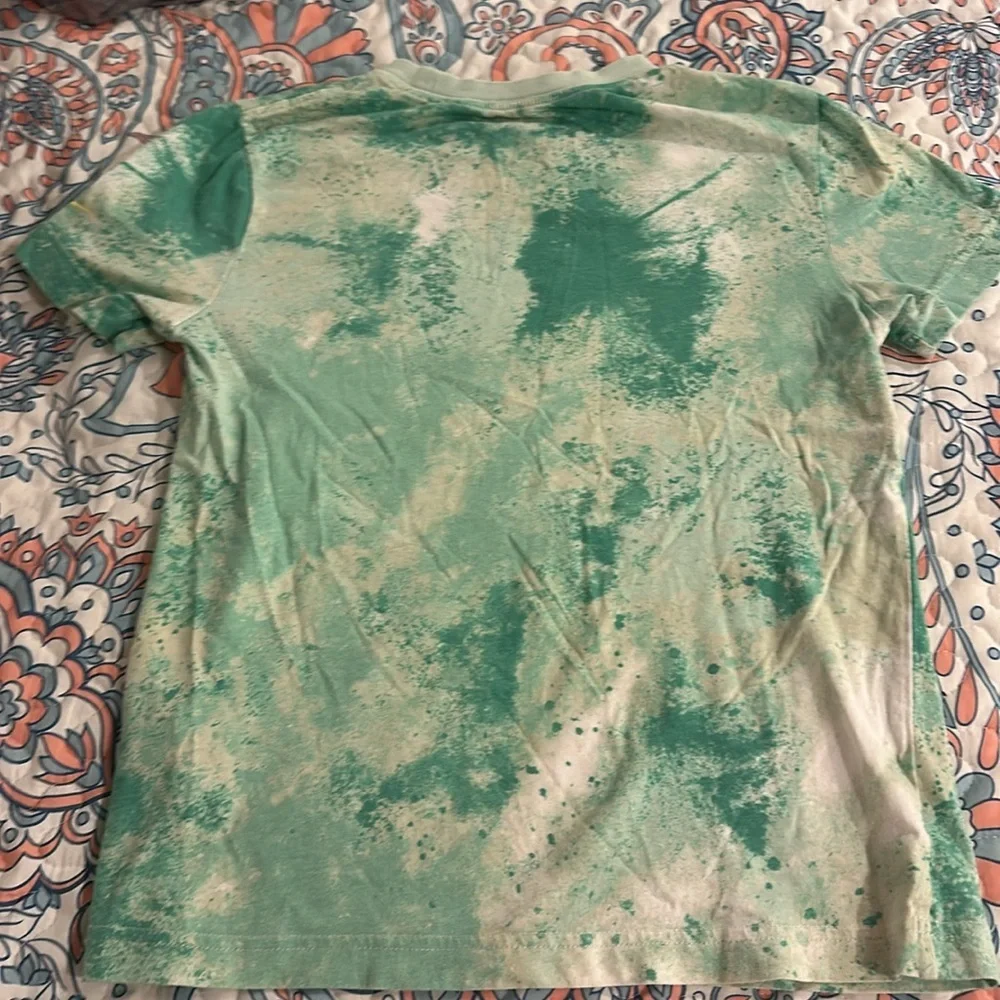 Nike “Have a Nike Day” Tie-Dye Tee | Girls Graphic Shirt | Tropical Neon Logo